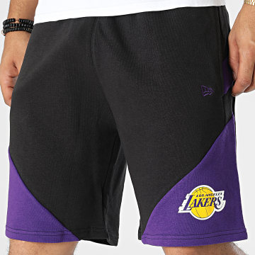  New Era - Short Jogging Los Angeles Lakers 60284721 Noir Violet