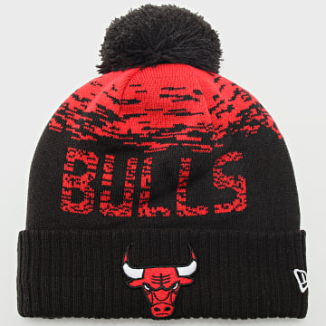  New Era - Bonnet Sport Knit Chicago Bulls Noir Rouge