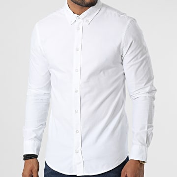 Blend - Bhnail Camisa Manga Larga 20709454 Blanco