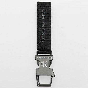  Calvin Klein - Porte-Clefs Mono Silver 9864 Noir