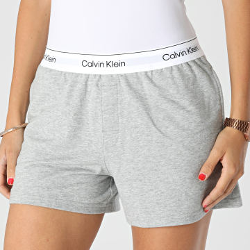 Calvin Klein - Pantalón Corto Jogging Mujer QS6871E Heather Grey