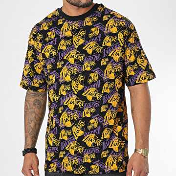  New Era - Tee Shirt Oversize Large Los Angeles Lakers 60284621 Noir