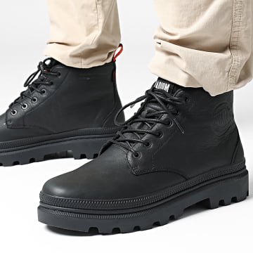  Palladium - Boots Pallatrooper Hi Waterproof Plus 77200 Black Black