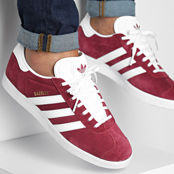 Adidas Originals - Gazelle B41645 Classic Burgundy Cloud White Gold Metallic Sneakers