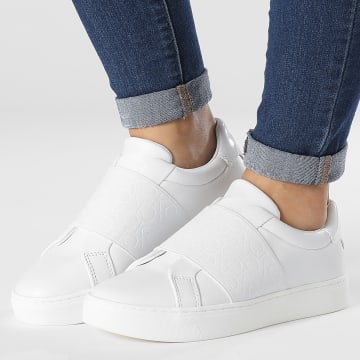 Calvin Klein - Cupsole Slip-On 1325 Triplo Bianco Sneakers da donna