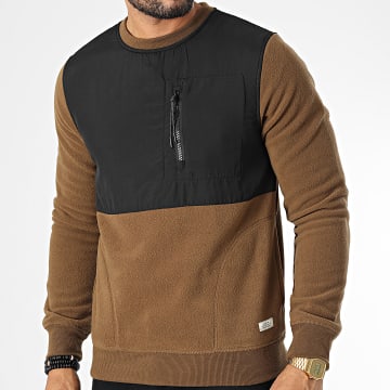  Blend - Sweat Crewneck Polaire 20714279 Marron Noir