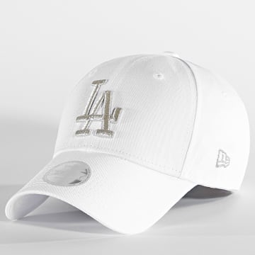  New Era - Casquette Femme 9Forty Metallic Logo Los Angeles Dodgers Blanc