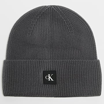  Calvin Klein - Bonnet Monogram 9896 Gris Anthracite