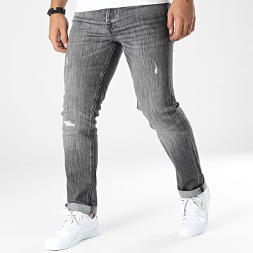  Jack And Jones - Jean Tim Vintage Gris Anthracite