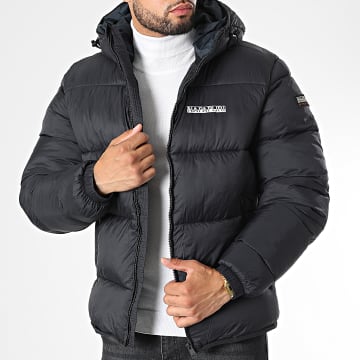 Napapijri - Chaqueta con capucha Suomi A4GJE Negro