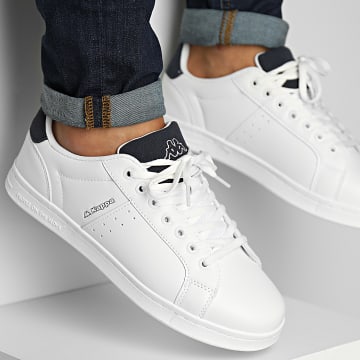 Kappa - Baskets Logo Amber 3 381J1HW White Blue Marine