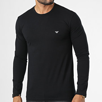  Emporio Armani - Tee Shirt Manches Longues 111653-2F722 Noir