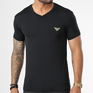  Emporio Armani - Tee Shirt Col V 112010-2F719 Noir