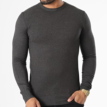 KZR - Pull LD-690016 Gris Anthracite Chiné