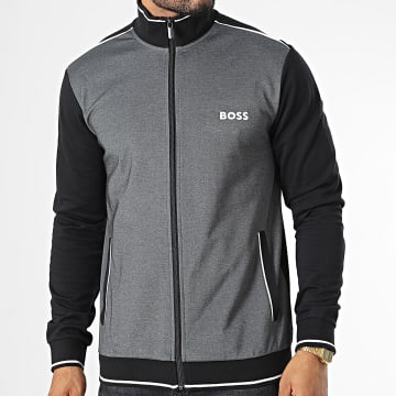  BOSS - Veste Zippée 50480554 Gris Anthracite Noir