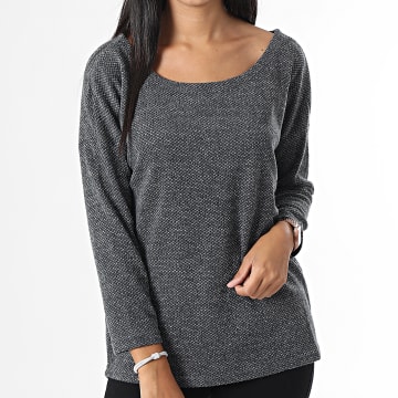  Only - Pull Femme Alba Gris Anthracite