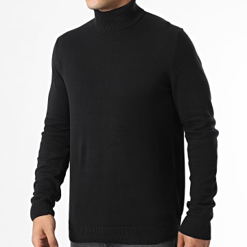  Only And Sons - Pull Col Roulé Alex Noir