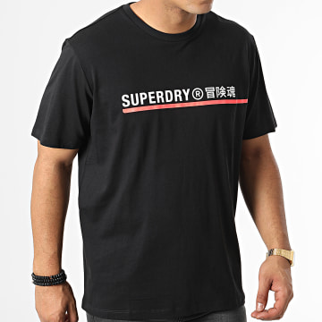  Superdry - Tee Shirt Code Tech Graphic M1011515A Noir