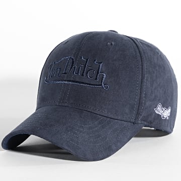  Von Dutch - Casquette Suedine Bleu Marine