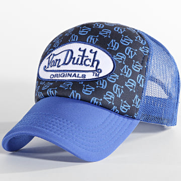  Von Dutch - Casquette Trucker Tampa Noir Bleu