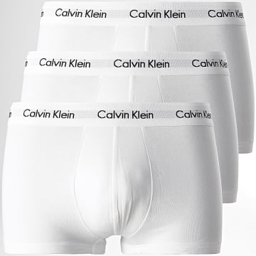  Calvin Klein - Lot De 3 Boxers Cotton Stretch U2664G Blanc