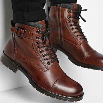  Jack And Jones - Boots Albany Leather 12140938 Brown Stone