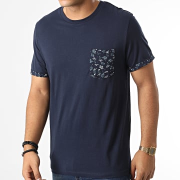  Produkt - Tee Shirt Poche Floral Tom Pocket 12216488 Bleu Marine
