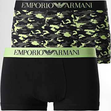  Emporio Armani - Lot De 2 Boxers 111210 2F504 Noir Camouflage