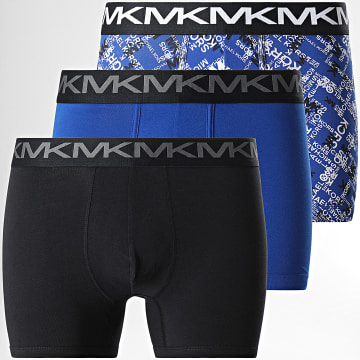  Michael Kors - Lot De 3 Boxers Stretch Factor Noir Bleu Roi