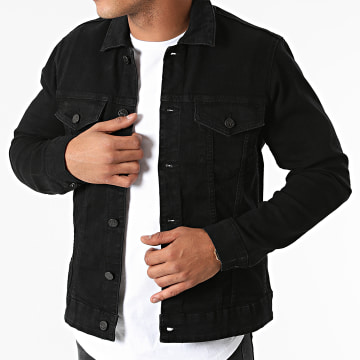  Only And Sons - Veste Jean Come Life Noir