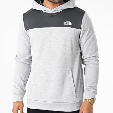  The North Face - Sweat Capuche Reaxion A7ZA8 Gris Chiné