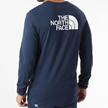  The North Face - Tee Shirt Manches Longues NF0A2TX1 Bleu Marine