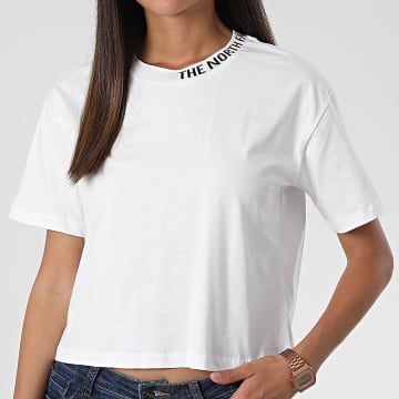  The North Face - Tee Shirt Crop Femme Zumu Blanc