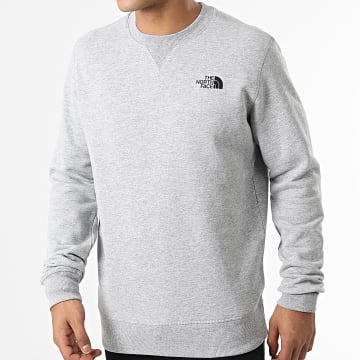  The North Face - Sweat Crewneck Simple Dome A7X1I Gris Chiné