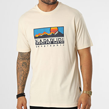  Napapijri - Tee Shirt Freestyle A4GM4 Beige