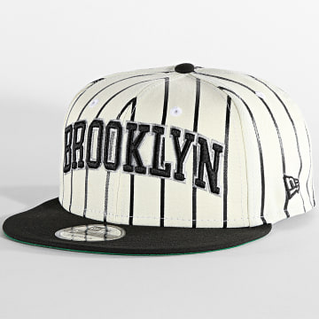  New Era - Casquette Snapback 9Fifty City Arch Brooklyn Nets Beige