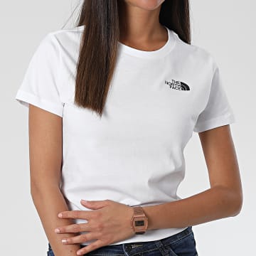  The North Face - Tee Shirt Femme A7X2X Blanc