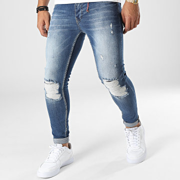 Classic Series - 3900 Jeans skinny in denim blu