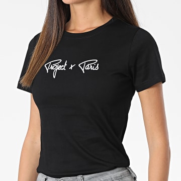  Project X Paris - Tee Shirt Femme F221121 Noir