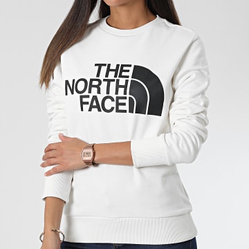 The North Face - Sweat Crewneck Femme Standard Blanc