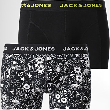  Jack And Jones - Lot De 2 Boxers Sugar Skull Noir
