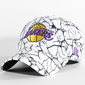  New Era - Casquette 9Forty Marble Los Angeles Lakers Blanc