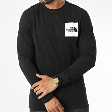  The North Face - Tee Shirt Manches Longues A37FT Noir