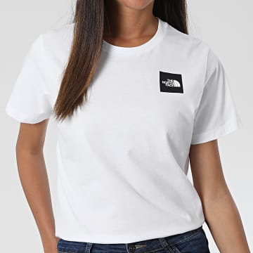  The North Face - Tee Shirt Femme Fine Top Blanc