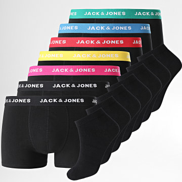  Jack And Jones - Lot De 7 Boxers Et Chaussettes Travel Kit 12214265 Noir
