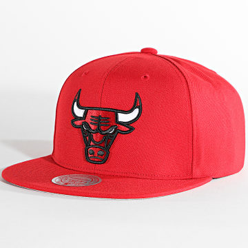  Mitchell and Ness - Casquette Snapback Core Basic Chicago Bulls Rouge