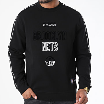  BOSS - Sweat Crewneck NBA Brooklyn Nets Windmill 50477351 Noir