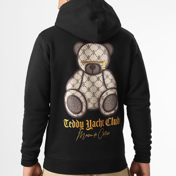  Teddy Yacht Club - Sweat Capuche Maison Couture Beige Limited Edition Noir