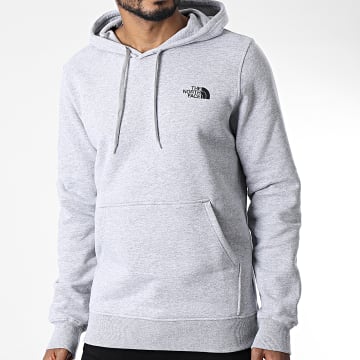  The North Face - Sweat Capuche Simple Dome Gris Chiné