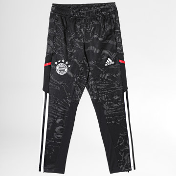 Adidas Sportswear - FC Bayern Pantalón de chándal con banda para niños HF1398 Negro